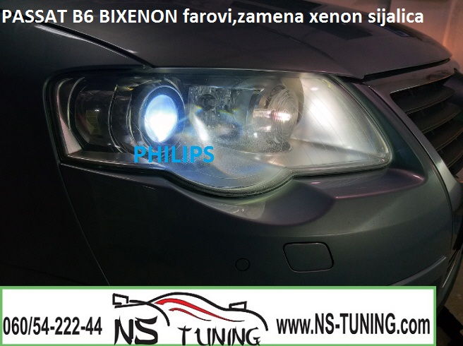 passat b6 bixenon farovi poliranje d1s sijalica philips ugradnja novi sad